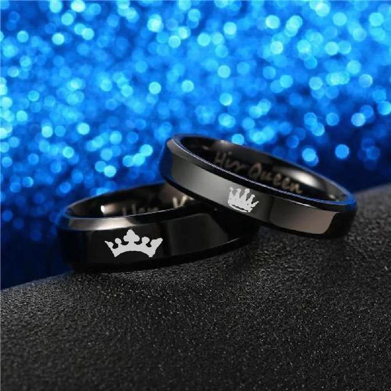 Fashion-Forward Jewelry At Incredible Prices Urbana Her King His Queen Couple Ring Set Fashion-Forward Jewelry At Incredible Prices Urbana Her King His Queen Couple Ring Set