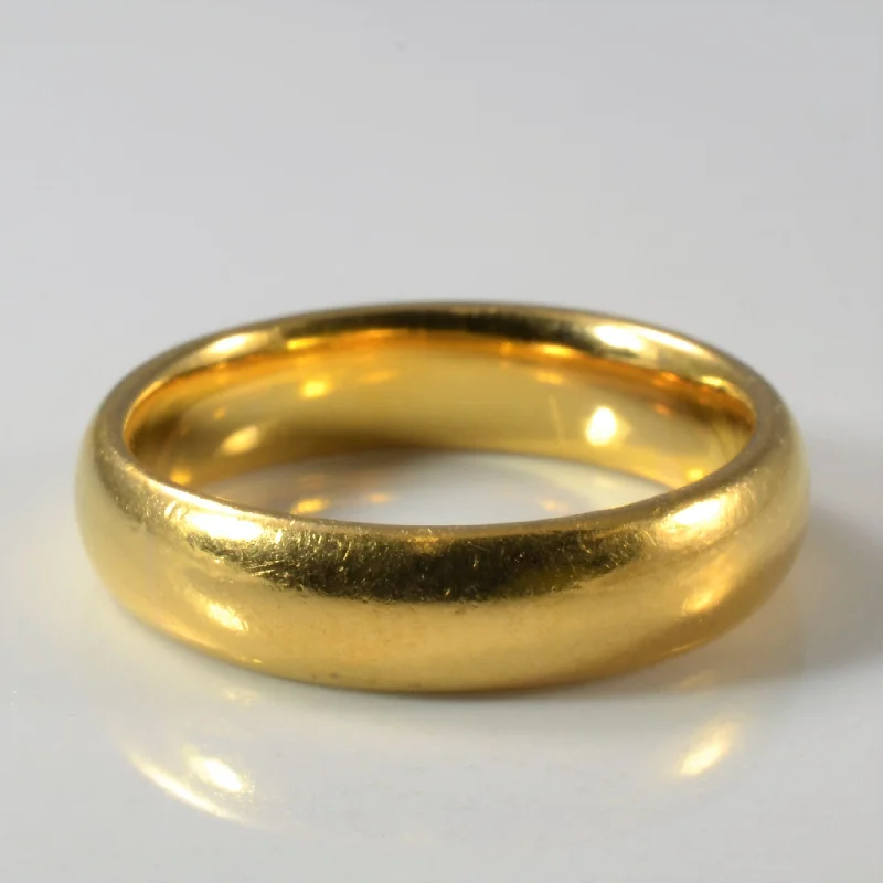 Exclusive Online Discounts On Stylish Jewelry Heavy Yellow Gold Band | SZ 7.25 |