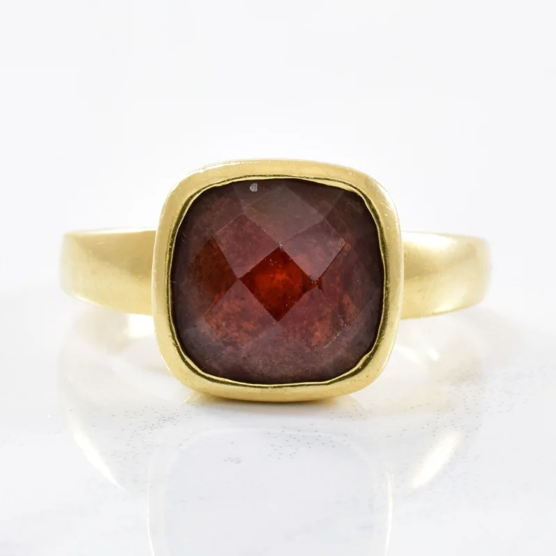 Limited-Stock Jewelry Sale – Shop Before It's Gone Bezel Set Garnet Ring | 3.00ct | SZ 5 |