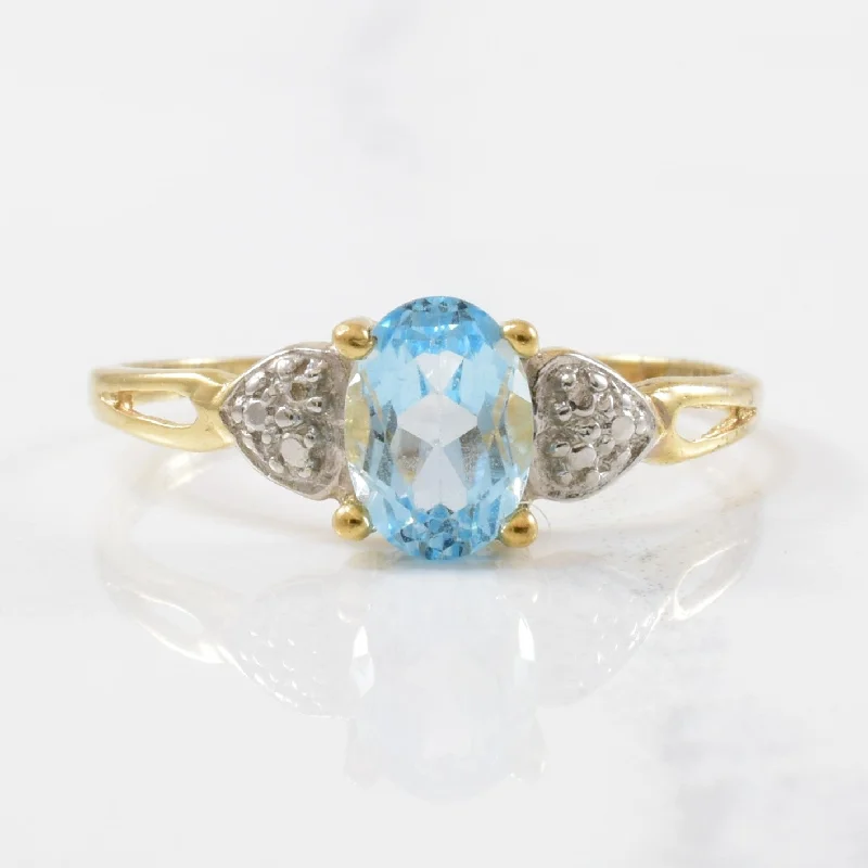 Once-A-Year Jewelry Deals – Shop Before They’Re Gone Heart Detailed Blue Topaz Ring | 1.00ct | SZ 7 |