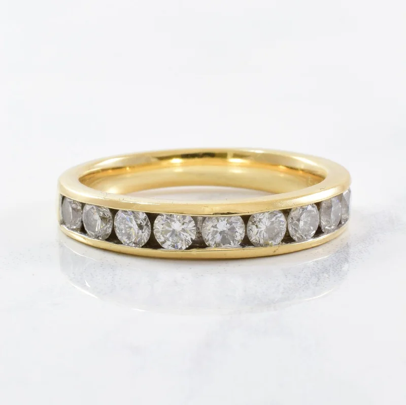 Upgrade Your Jewelry Collection For Less Channel Set Diamond Semi Eternity Ring | 1.00ctw | SZ 7 |