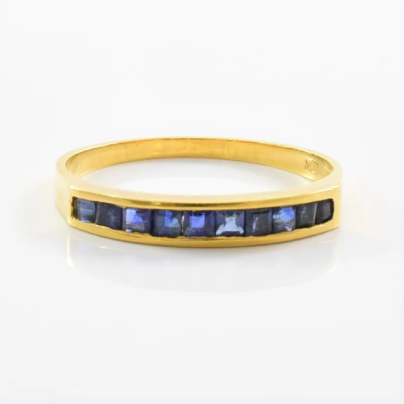 Holiday Jewelry Sale – Perfect Gifts At The Best Prices Channel Set Sapphire Band | 0.40ctw | SZ 6 |