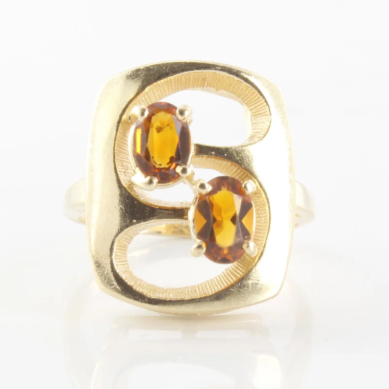 Huge Markdowns On Premium Jewelry Styles Citrine Cocktail Ring | 0.72 ctw | SZ 6 |