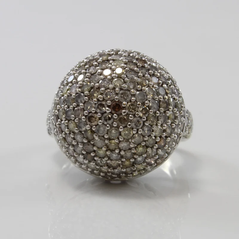 Clearance Sale On High-End Jewelry Collections Disco Ball Multi Colour Diamond Ring | 2.53ctw | SZ 5.25 |