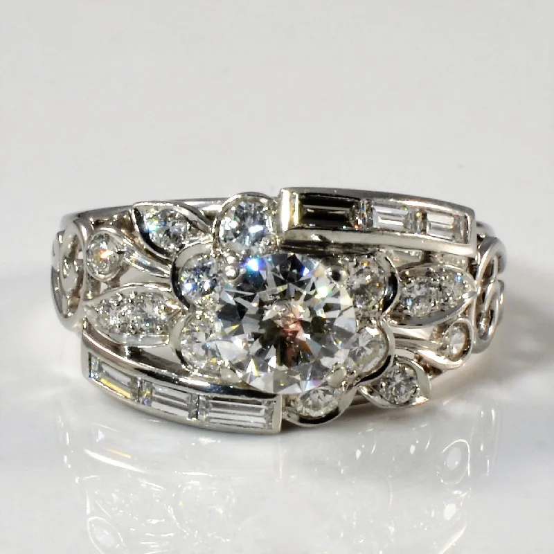 Limited-Stock Jewelry Sale – Once It's Gone, It's Gone 'Birks' Ornate Filigree Diamond Ring | 1.41ctw | SZ 8.5 |