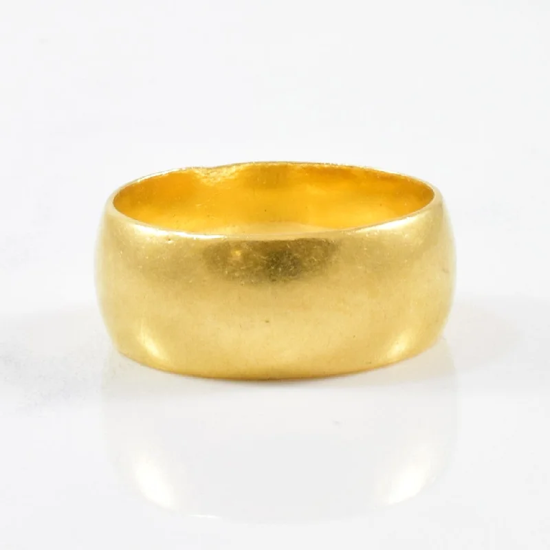 Shop Dazzling Rings, Earrings, And More At Special Discounts 1960s Wide Gold Band | SZ 6.25 |