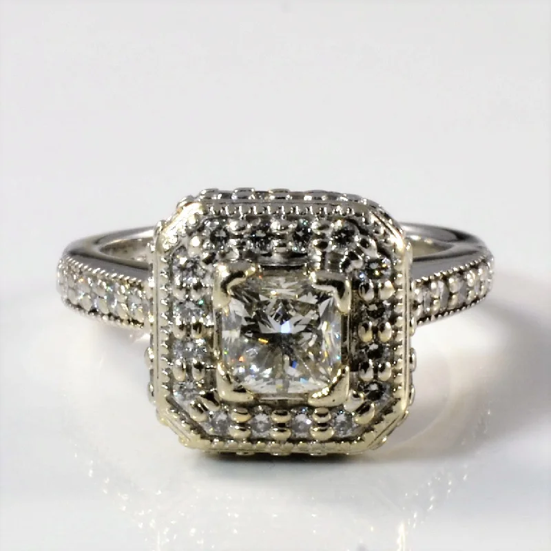 Elegant Jewelry Pieces At Unbelievable Prices Spence Diamonds' Cathedral Halo Diamond Engagement Ring | 1.74ctw | SZ 6 |