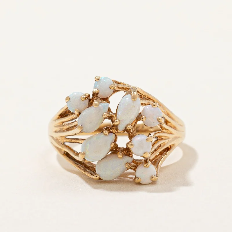 Unbeatable Offers On Luxury And Everyday Jewelry Opal Cluster Ring | 0.88 ctw | SZ 5.75 |