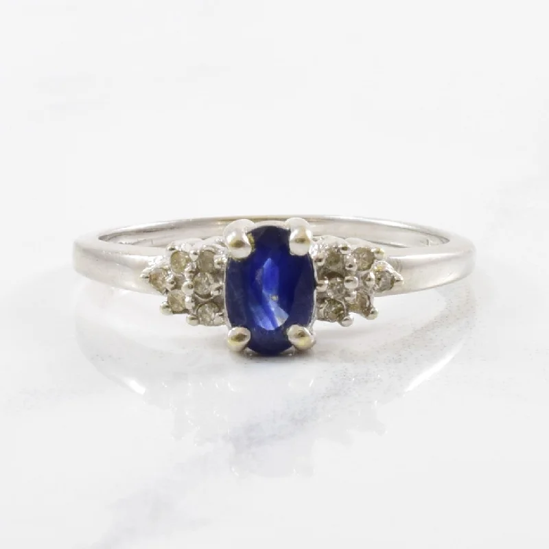 Elegant Jewelry At Unbeatable Offers – Shop Before It's Gone Petite Sapphire & Diamond Ring | 0.04ctw, 0.20ct | SZ 6.5 |