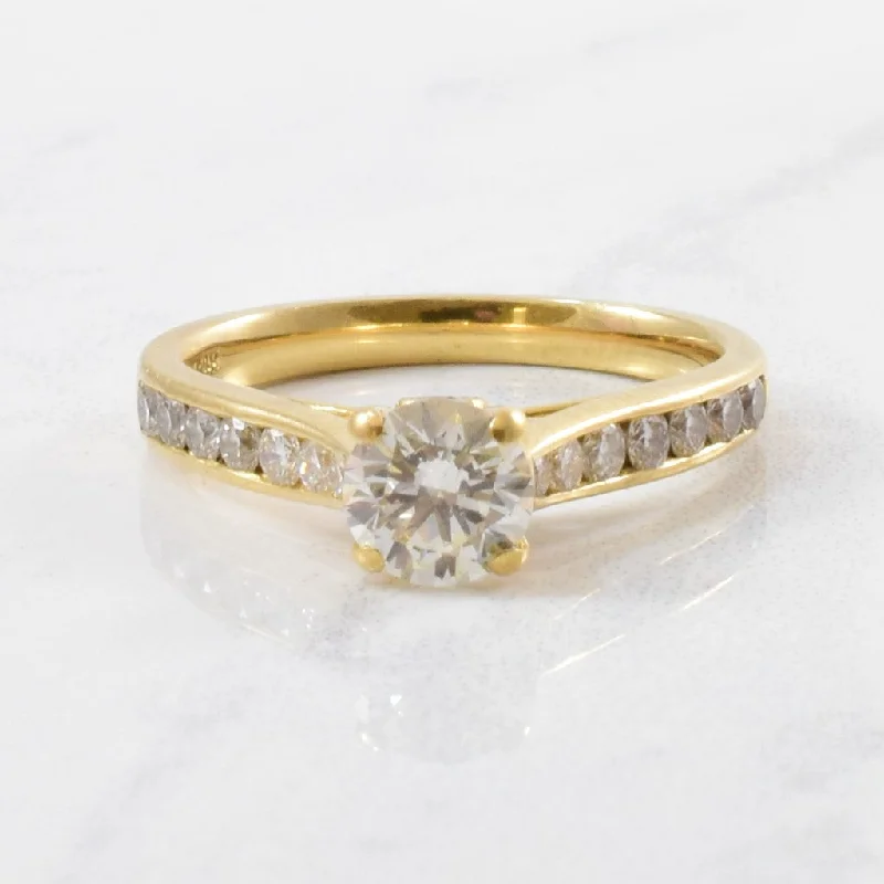 Shop Stylish Jewelry Now And Save Big Diamond Profile Cathedral Engagement Ring | 0.92 ctw | SZ 5.25 |