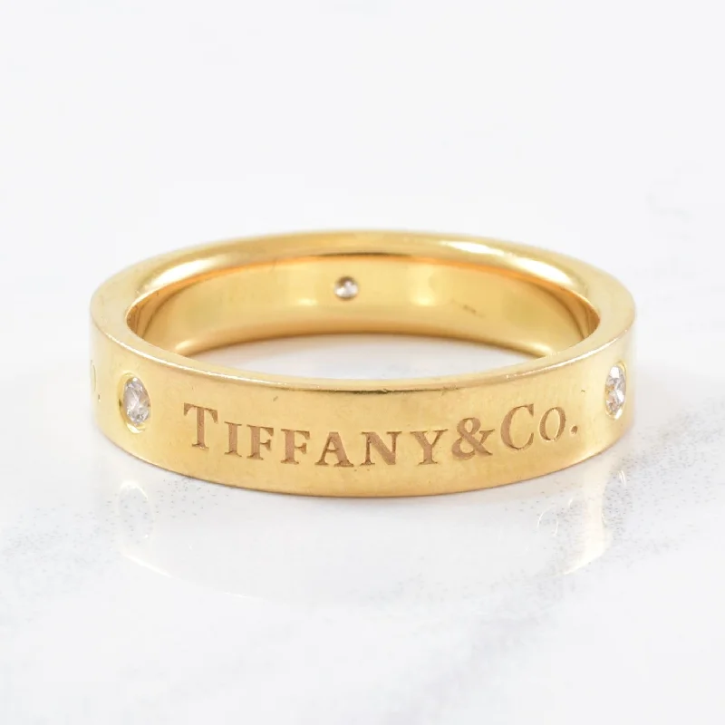 Limited-Time Jewelry Discounts – Shine Without The Splurge 'Tiffany & Co.' Band Ring | 0.06ctw | SZ 5.75 |