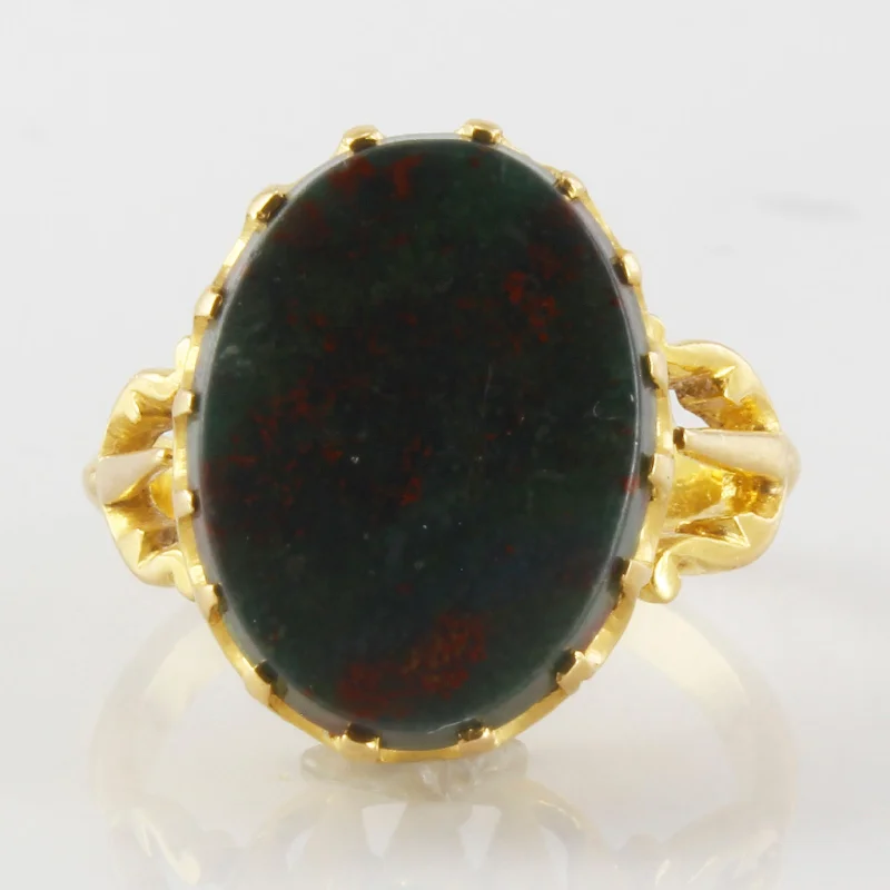 Luxury Jewelry Sale – Elegant Styles At Unbeatable Prices Victorian Bloodstone Cocktail Ring | 4.00 ct | SZ 4.5 |