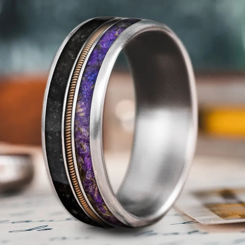 Exclusive Jewelry Bundles At Discounted Prices Custom Design - 3-Inlay Metal Center Ring 8XOf6nRdAvUZyjJx0f78tNsU