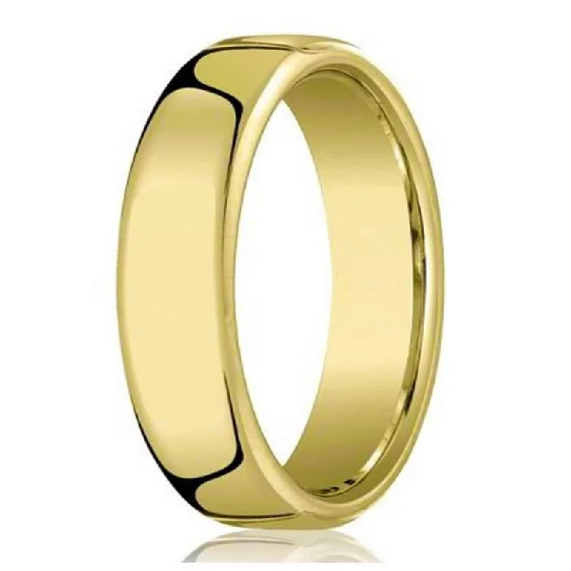 Unmissable Discounts On Timeless Jewelry Pieces 10K Yellow Gold Men's Designer Heavy Comfort Fit Ring | 6.5mm Unmissable Discounts On Timeless Jewelry Pieces 10K Yellow Gold Men's Designer Heavy Comfort Fit Ring | 6.5mm