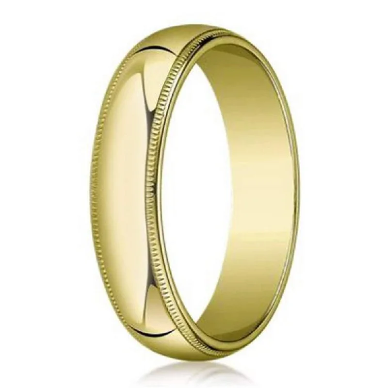 Personalized Jewelry Sale – Meaningful Gifts At Great Prices Milgrain Edged Men's 18K Yellow Gold Designer Wedding Band | 5mm Personalized Jewelry Sale – Meaningful Gifts At Great Prices Milgrain Edged Men's 18K Yellow Gold Designer Wedding Band | 5mm