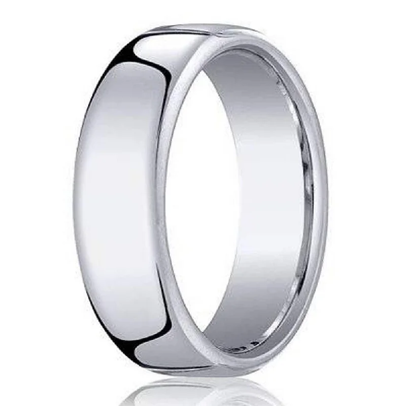 Clearance Sale On High-End Jewelry Collections Benchmark Men's Cobalt Chrome Wedding Ring with Euro Heavy Fit Clearance Sale On High-End Jewelry Collections Benchmark Men's Cobalt Chrome Wedding Ring with Euro Heavy Fit