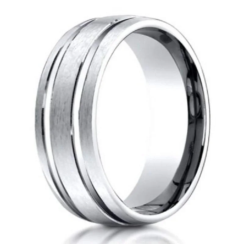 Sparkle In Style With Our Best Jewelry Deals 6mm Men's Benchmark Titanium Satin Finish Groove Titanium Wedding Ring Sparkle In Style With Our Best Jewelry Deals 6mm Men's Benchmark Titanium Satin Finish Groove Titanium Wedding Ring