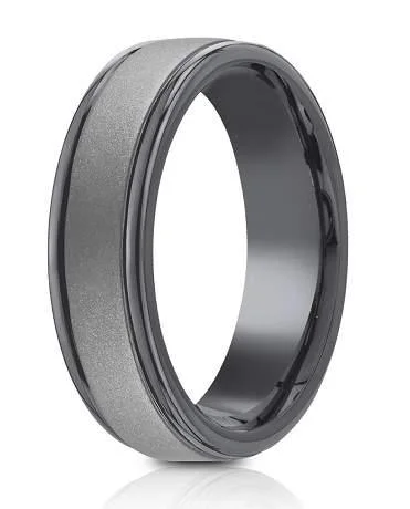 Limited-Time Offer On Premium Jewelry Collections Tantalum 7mm Powder Coated Finish Polish Round Edge Design Ring Limited-Time Offer On Premium Jewelry Collections Tantalum 7mm Powder Coated Finish Polish Round Edge Design Ring