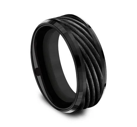 Exclusive Online Discounts On Stylish Jewelry Black Titanium 8mm Comfort-fit Drop Beveled Swirl Pattern Design Ring Exclusive Online Discounts On Stylish Jewelry Black Titanium 8mm Comfort-fit Drop Beveled Swirl Pattern Design Ring
