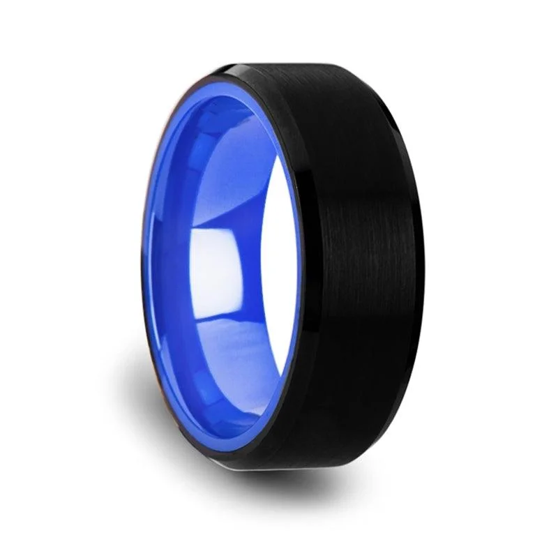 Upgrade Your Collection With Our Limited-Time Jewelry Sale Rigel Black Tungsten Band Brush Center Bright Bevels Deep Blue Inner Band Upgrade Your Collection With Our Limited-Time Jewelry Sale Rigel Black Tungsten Band Brush Center Bright Bevels Deep Blue Inner Band