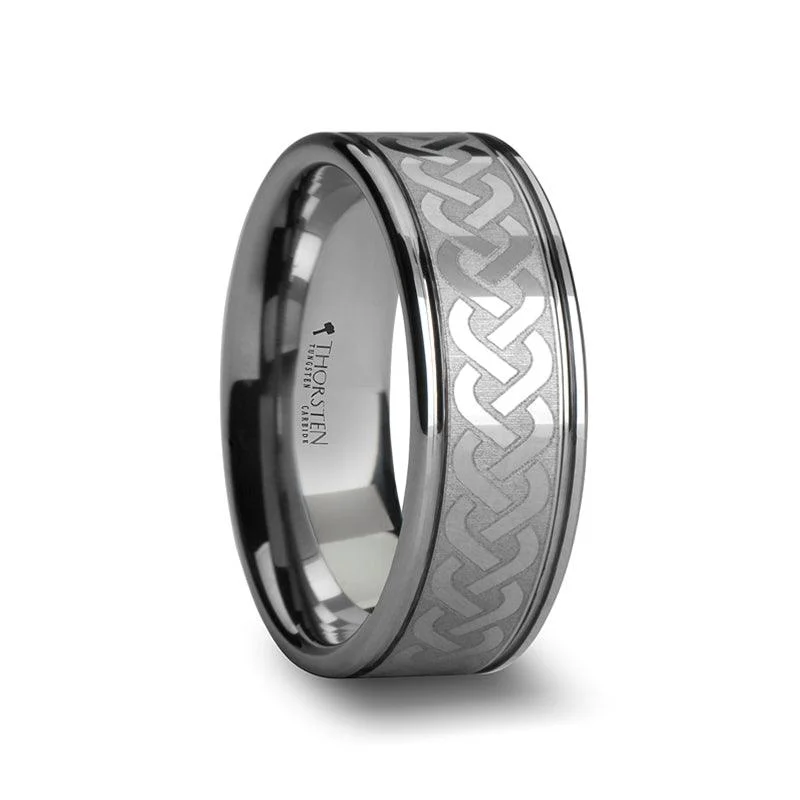 Must-Have Jewelry At Irresistible Discounts PALLAS Men's Tungsten Carbide Ring with Celtic Knot Pattern 8mm Must-Have Jewelry At Irresistible Discounts PALLAS Men's Tungsten Carbide Ring with Celtic Knot Pattern 8mm