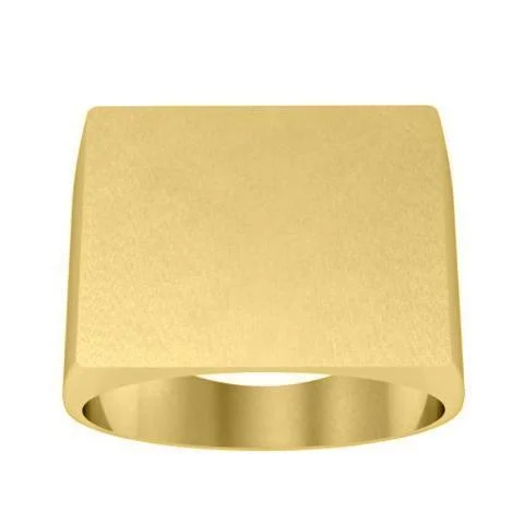 Timeless Jewelry Styles At Wallet-Friendly Prices Square Face Signet Ring - 15mm x 19mm Timeless Jewelry Styles At Wallet-Friendly Prices Square Face Signet Ring - 15mm x 19mm