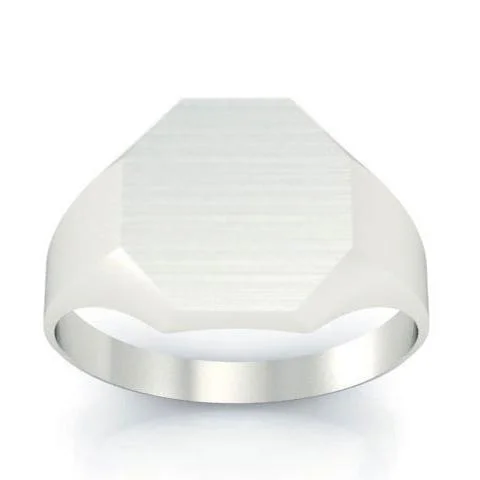 Jewelry Clearance Event – Last Chance For Stunning Deals Cut Corner Square Signet Ring - 14mm x 14mm Jewelry Clearance Event – Last Chance For Stunning Deals Cut Corner Square Signet Ring - 14mm x 14mm