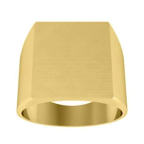 Shop High-Quality Jewelry At Jaw-Dropping Discounts Square Face Signet Ring - 18mm x 16mm Shop High-Quality Jewelry At Jaw-Dropping Discounts Square Face Signet Ring - 18mm x 16mm