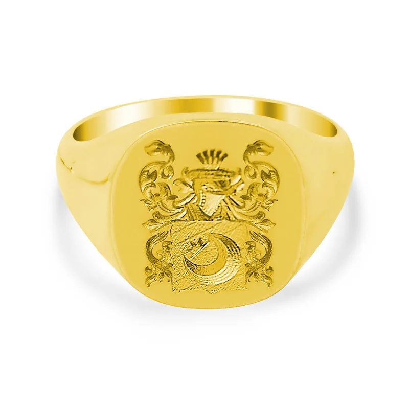 Elegant Jewelry, Exclusive Prices – Shop Now Men's Square Signet Ring - Medium - CAD Designed Family Crest / Logo Elegant Jewelry, Exclusive Prices – Shop Now Men's Square Signet Ring - Medium - CAD Designed Family Crest / Logo
