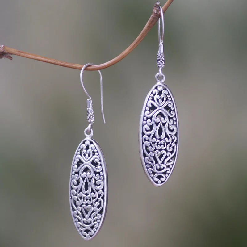 Buy More, Save More On Stunning Jewelry Designs Asmat Shield Sterling Silver Oval Shape Dangle Earrings from Indonesia Buy More, Save More On Stunning Jewelry Designs Asmat Shield Sterling Silver Oval Shape Dangle Earrings from Indonesia