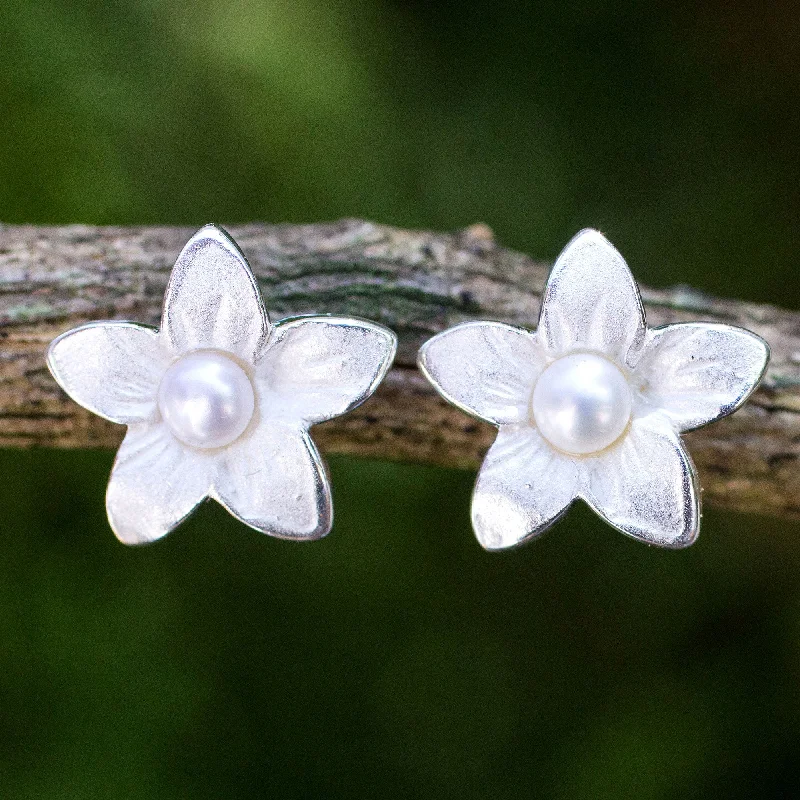 Save On Luxury Jewelry Pieces – Limited-Time Offers Blossom Pearl Silver Flower Button Earrings Save On Luxury Jewelry Pieces – Limited-Time Offers Blossom Pearl Silver Flower Button Earrings