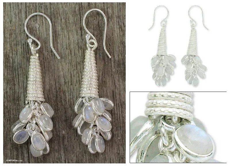 Bestselling Jewelry At Special Promotional Rates Bouquet of Love Moonstone Earrings