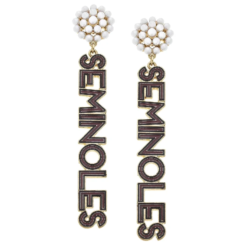 High-End Jewelry, Now More Affordable Than Ever Canvas Seminoles Pearl Cluster Drop Earrings High-End Jewelry, Now More Affordable Than Ever Canvas Seminoles Pearl Cluster Drop Earrings
