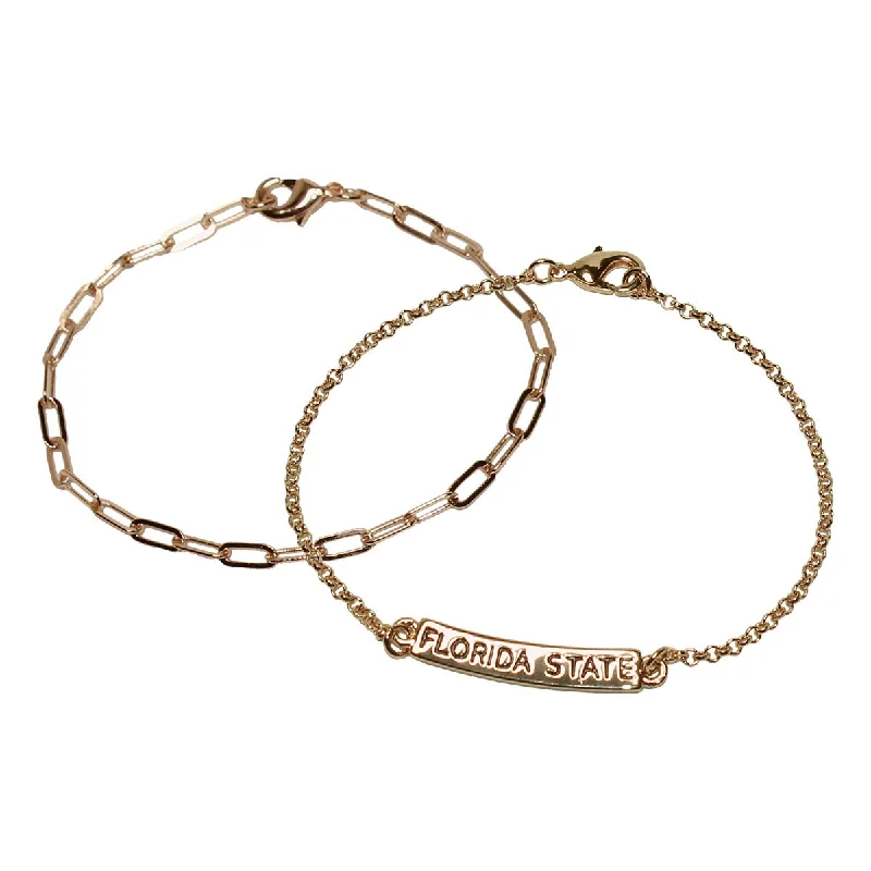 Emerson Street Florida State Chain Bracelet Set