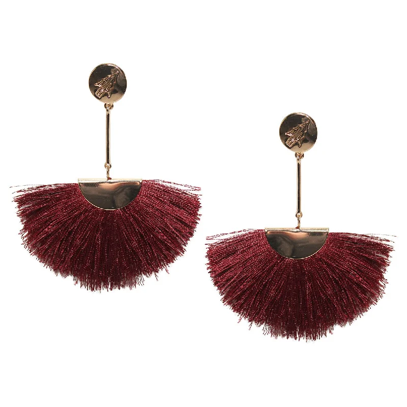 Make Your Outfit Shine With Discounted Jewelry Emerson Street Arrowhead Bar Drop Half Moon Fan Stud Earrings
