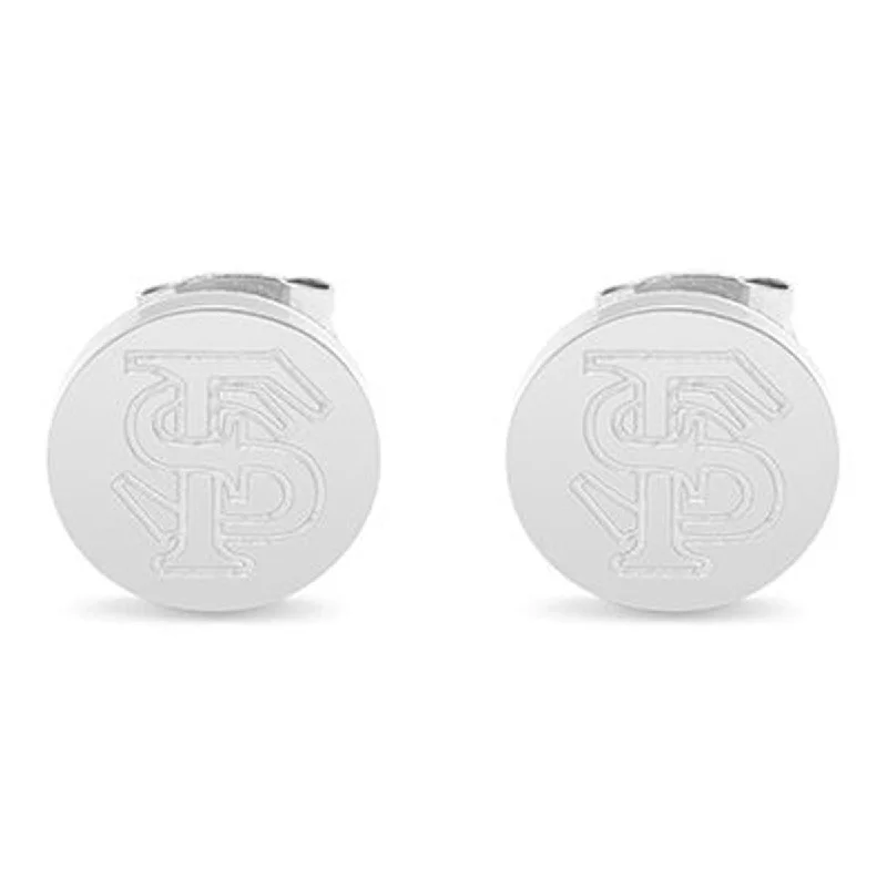 Celebrate With Sparkle – Jewelry Sale Now Live Fandrip Interlocking FS Stainless Steel Earrings