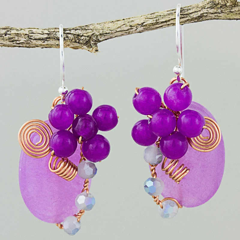 High-End Jewelry, Now More Affordable Than Ever Garden Bliss in Purple Quartz Beaded Earrings High-End Jewelry, Now More Affordable Than Ever Garden Bliss in Purple Quartz Beaded Earrings
