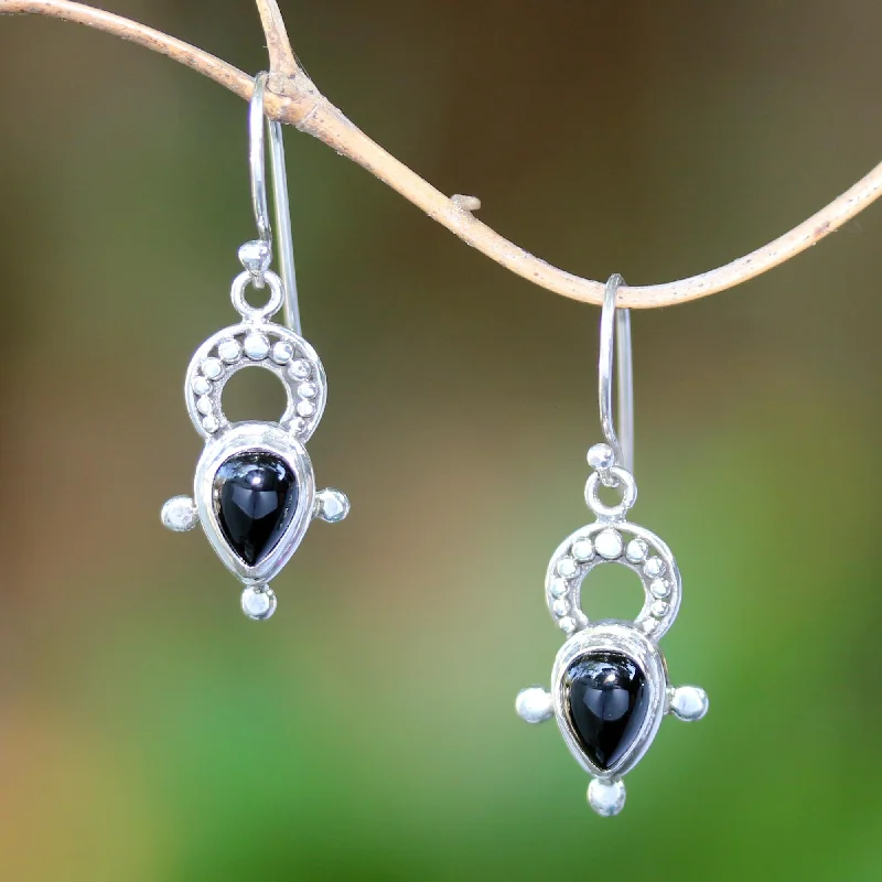 Elegant Jewelry At Unbeatable Offers – Shop Before It's Gone Glorious Night Black Onyx and Sterling Silver Balinese Dangle Earrings Elegant Jewelry At Unbeatable Offers – Shop Before It's Gone Glorious Night Black Onyx and Sterling Silver Balinese Dangle Earrings