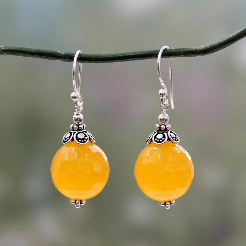 Shop Stylish Jewelry Now And Save Big Glorious Yellow Chalcedony Silver Dangle Earrings Shop Stylish Jewelry Now And Save Big Glorious Yellow Chalcedony Silver Dangle Earrings