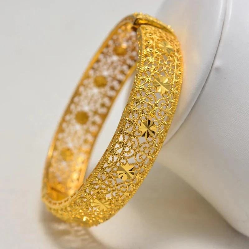 Glamorous Jewelry, Glamorous Deals – Shop Now Gold Color Bangles For Mother Women Girl Model-18 Glamorous Jewelry, Glamorous Deals – Shop Now Gold Color Bangles For Mother Women Girl Model-18