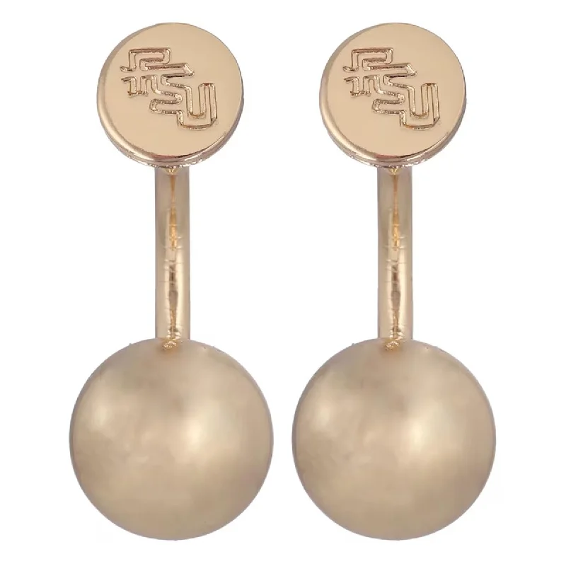 Don't Miss Out On Jaw-Dropping Jewelry Discounts Emerson Street Stacked FSU Gold Ball Earrings Don't Miss Out On Jaw-Dropping Jewelry Discounts Emerson Street Stacked FSU Gold Ball Earrings