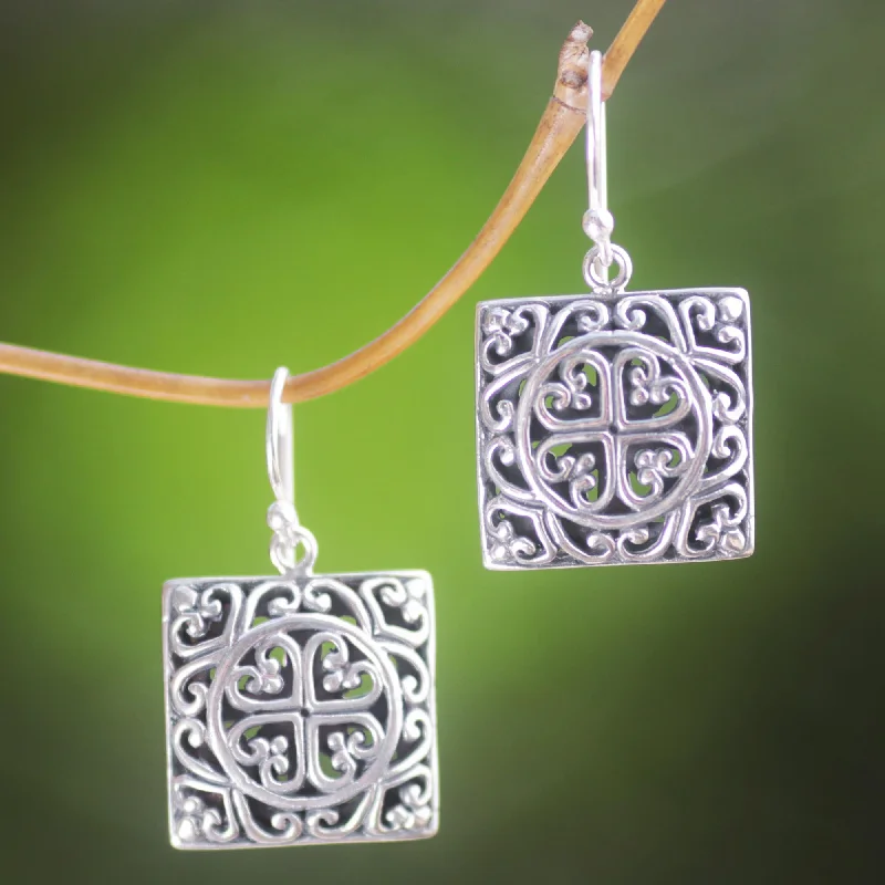 Personalized Jewelry Sale – Unique Pieces At Great Prices Heart Cube Handmade Sterling Silver Dangle Heart Earrings from Bali Personalized Jewelry Sale – Unique Pieces At Great Prices Heart Cube Handmade Sterling Silver Dangle Heart Earrings from Bali