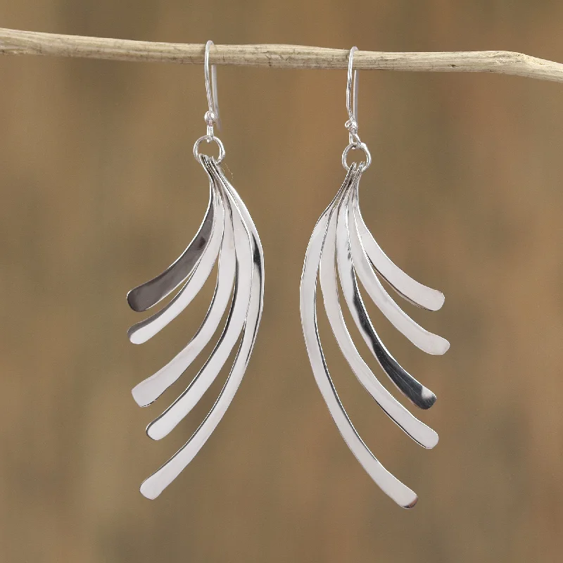 Unique Jewelry Designs Now At Discounted Rates Illusory Cascade Artisan Crafted Sterling Silver Dangle Earrings from Mexico Unique Jewelry Designs Now At Discounted Rates Illusory Cascade Artisan Crafted Sterling Silver Dangle Earrings from Mexico