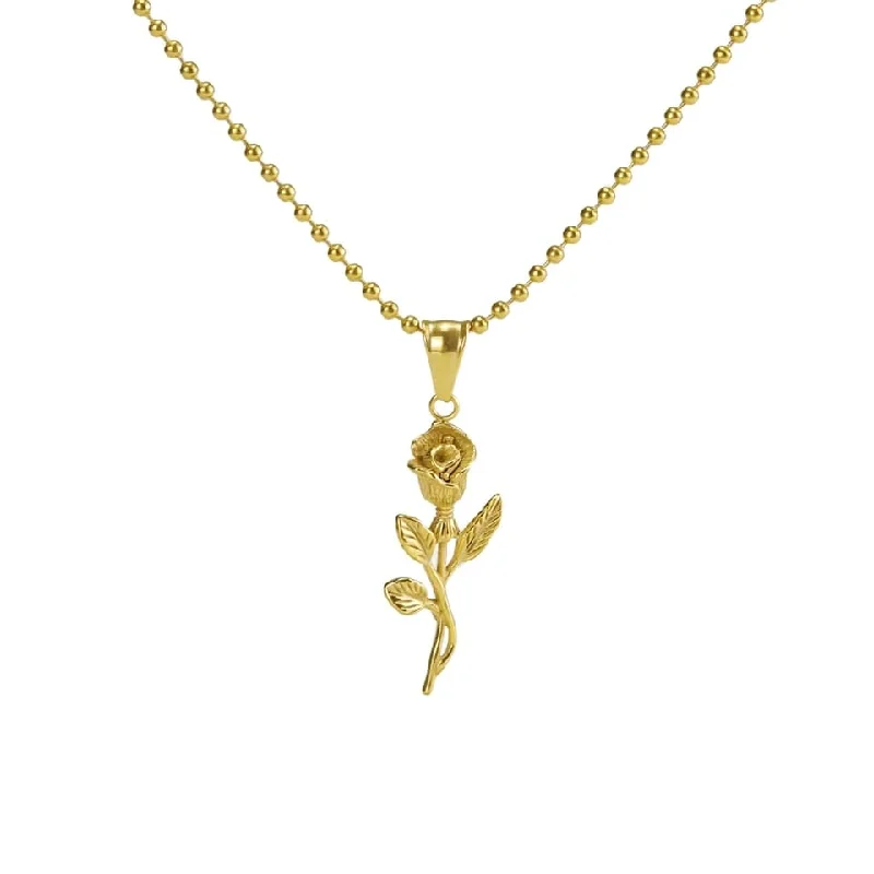 Shop Signature Jewelry Styles At Exclusive Prices Luxury Stainless Steel Rose Charms Pendant Flower Men Necklace Model-10 Shop Signature Jewelry Styles At Exclusive Prices Luxury Stainless Steel Rose Charms Pendant Flower Men Necklace Model-10