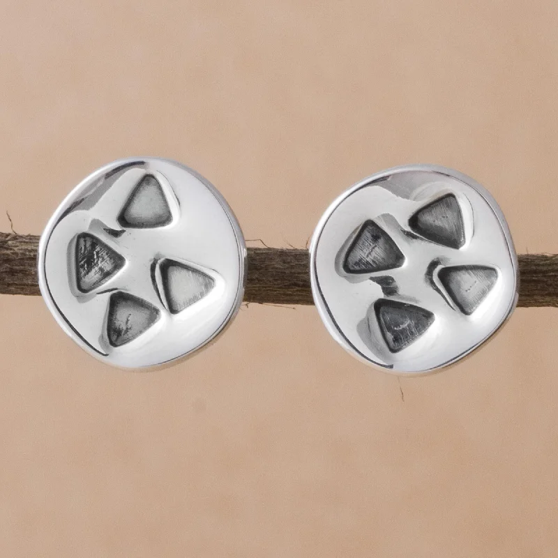 Exclusive Jewelry Sale – Sparkle For Less Modern Triangles Triangles on 925 Sterling Silver Button Earrings from Peru Exclusive Jewelry Sale – Sparkle For Less Modern Triangles Triangles on 925 Sterling Silver Button Earrings from Peru