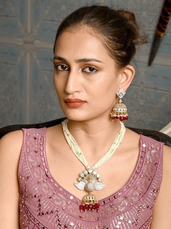Luxury Jewelry Clearance – Shop Premium Styles Now Odette White Mixed Metal Embellished Beads Neckpiece Set For Women Luxury Jewelry Clearance – Shop Premium Styles Now Odette White Mixed Metal Embellished Beads Neckpiece Set For Women