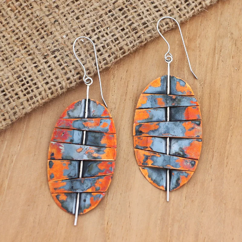 Elegant Designs, Unbeatable Discounts – Shop Jewelry Now Oval Stitches Balinese Copper and Stainless Steel Dangle Earrings Elegant Designs, Unbeatable Discounts – Shop Jewelry Now Oval Stitches Balinese Copper and Stainless Steel Dangle Earrings