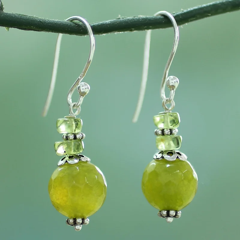 Fashion-Forward Jewelry At Incredible Prices Peaceful Green Multi-Gem Silver Earrings Fashion-Forward Jewelry At Incredible Prices Peaceful Green Multi-Gem Silver Earrings