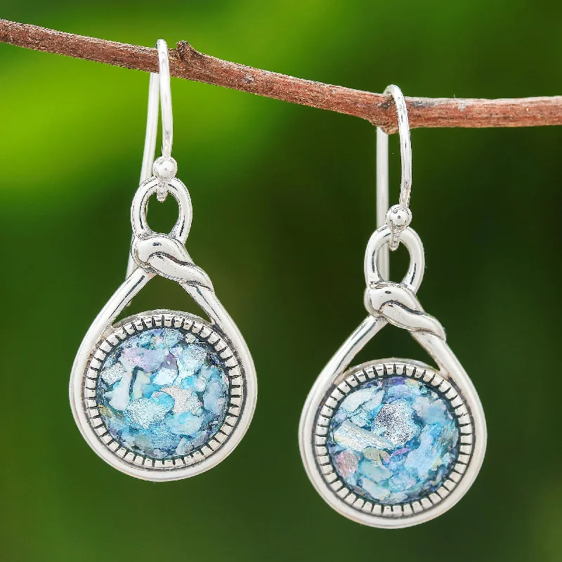 Flash Sale On Exquisite Jewelry – Don't Miss Out Roman Knot Knot Pattern Roman Glass Dangle Earrings from Thailand Flash Sale On Exquisite Jewelry – Don't Miss Out Roman Knot Knot Pattern Roman Glass Dangle Earrings from Thailand