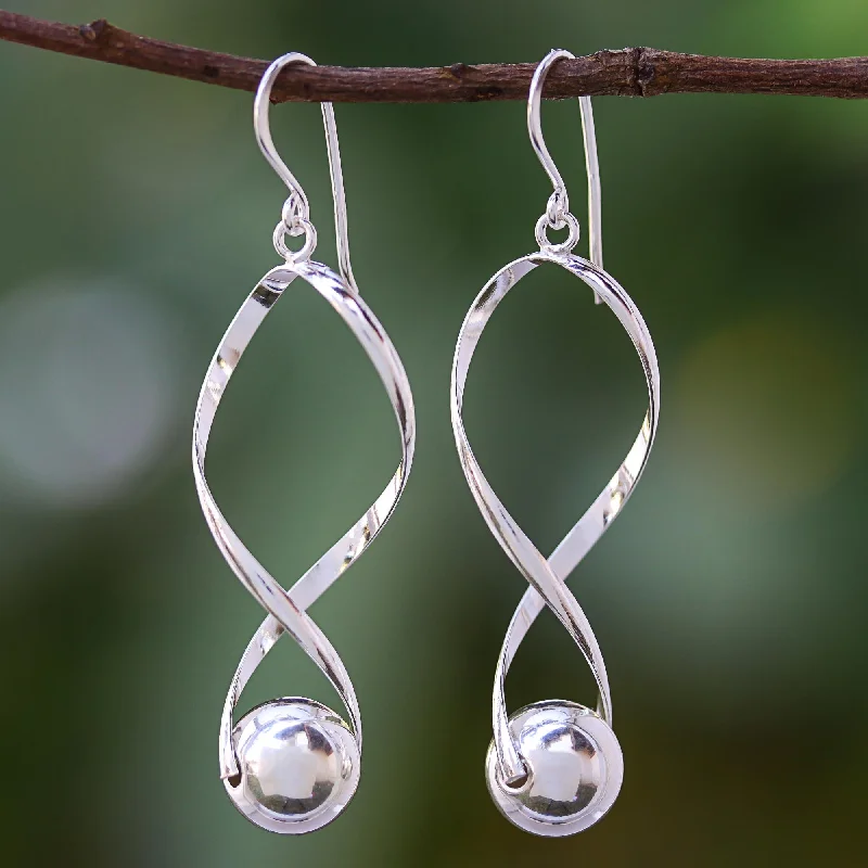 Holiday Jewelry Sale – Perfect Gifts At Great Prices Spin in the Night Spiral-Shaped Sterling Silver Dangle Earrings from Thailand Holiday Jewelry Sale – Perfect Gifts At Great Prices Spin in the Night Spiral-Shaped Sterling Silver Dangle Earrings from Thailand
